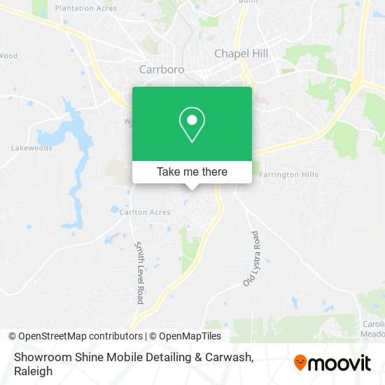 Mapa de Showroom Shine Mobile Detailing & Carwash