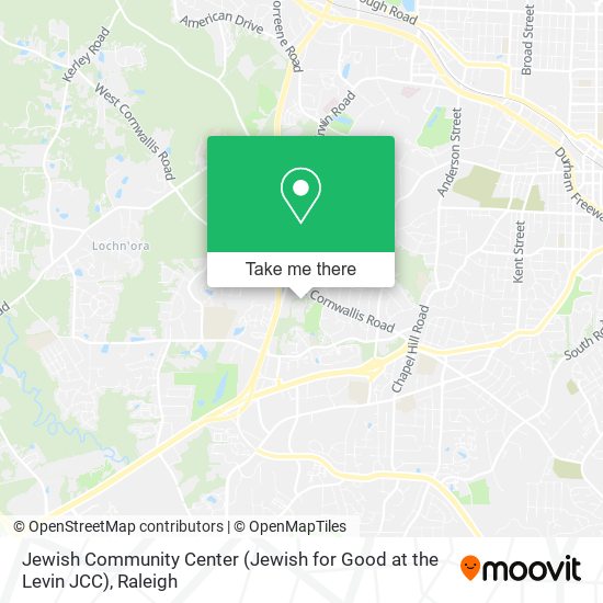 Mapa de Jewish Community Center (Jewish for Good at the Levin JCC)