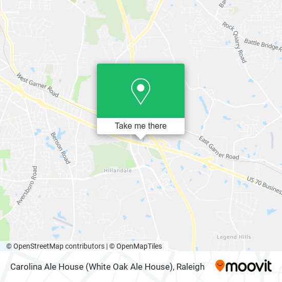 Carolina Ale House (White Oak Ale House) map