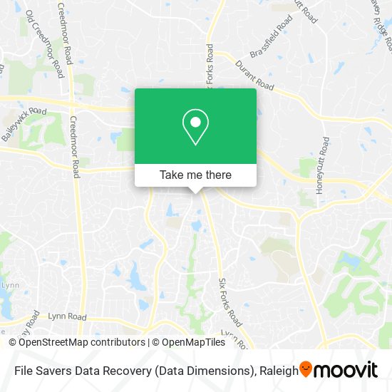 File Savers Data Recovery (Data Dimensions) map