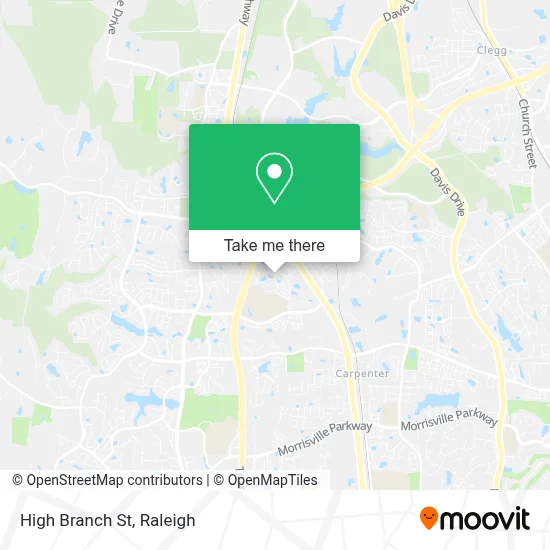 High Branch St map