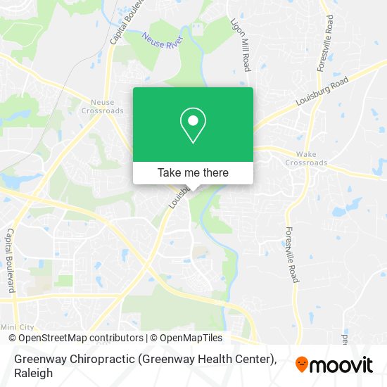 Mapa de Greenway Chiropractic (Greenway Health Center)