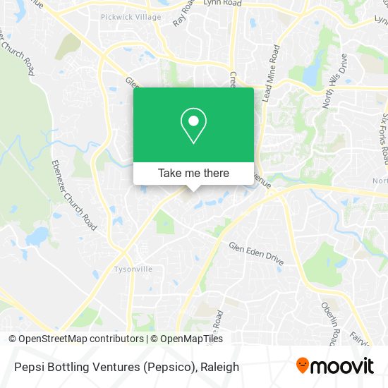 Mapa de Pepsi Bottling Ventures (Pepsico)
