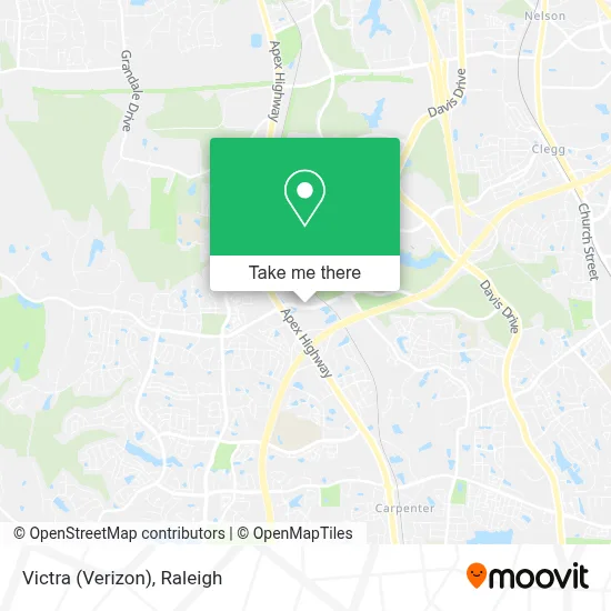 Victra (Verizon) map