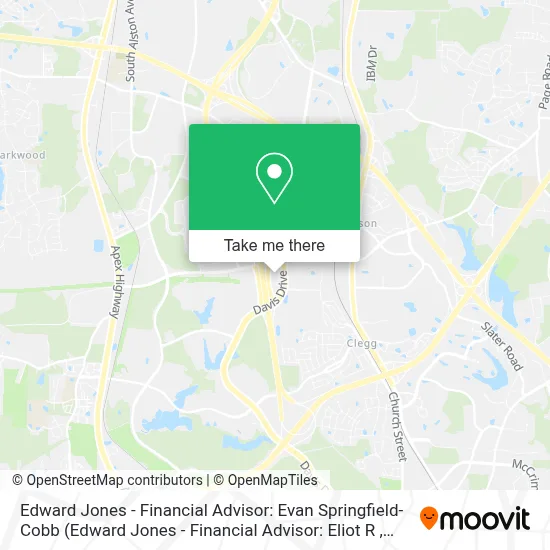Mapa de Edward Jones - Financial Advisor: Evan Springfield-Cobb