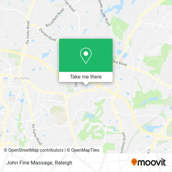 Mapa de John Fine Massage