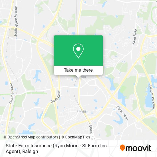 State Farm Insurance (Ryan Moon - St Farm Ins Agent) map