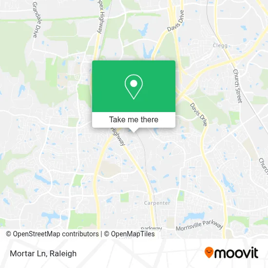 Mortar Ln map
