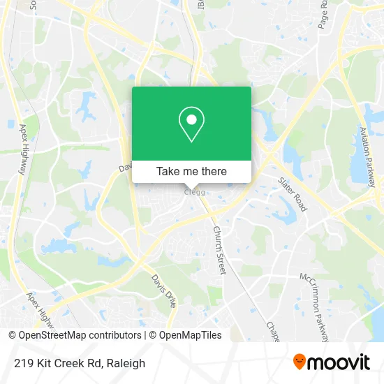 219 Kit Creek Rd map