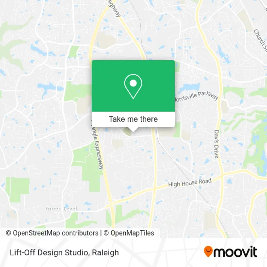 Mapa de Lift-Off Design Studio