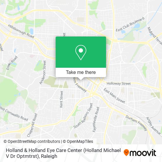 Holland & Holland Eye Care Center (Holland Michael V Dr Optmtrst) map