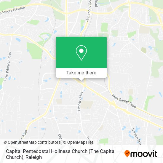 Capital Pentecostal Holiness Church (The Capital Church) map