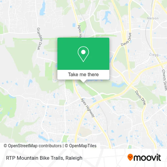 Mapa de RTP Mountain Bike Trails