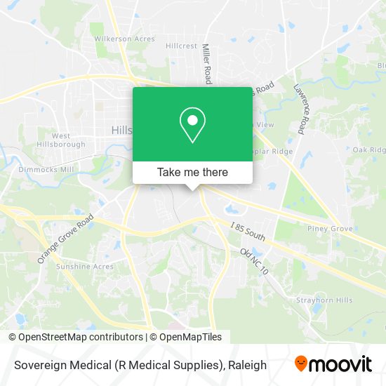 Sovereign Medical (R Medical Supplies) map