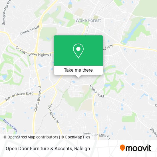 Open Door Furniture & Accents map