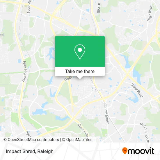 Impact Shred map