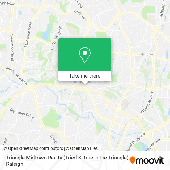 Triangle Midtown Realty (Tried & True in the Triangle) map