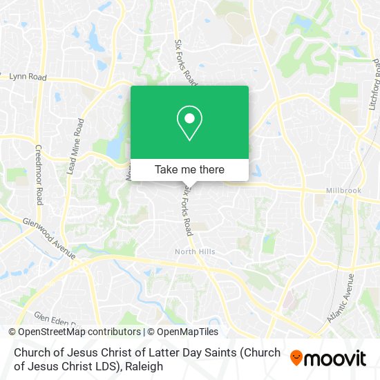 Church of Jesus Christ of Latter Day Saints (Church of Jesus Christ LDS) map