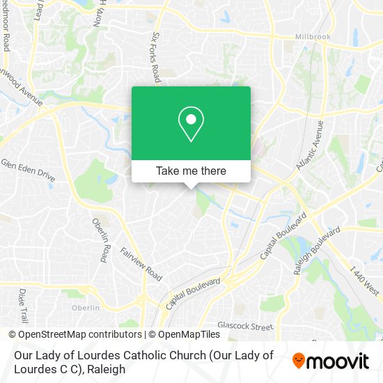 Our Lady of Lourdes Catholic Church (Our Lady of Lourdes C C) map