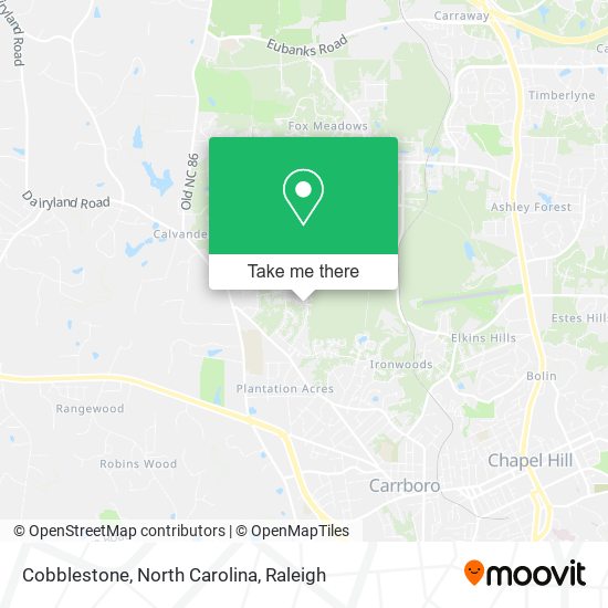 Mapa de Cobblestone, North Carolina