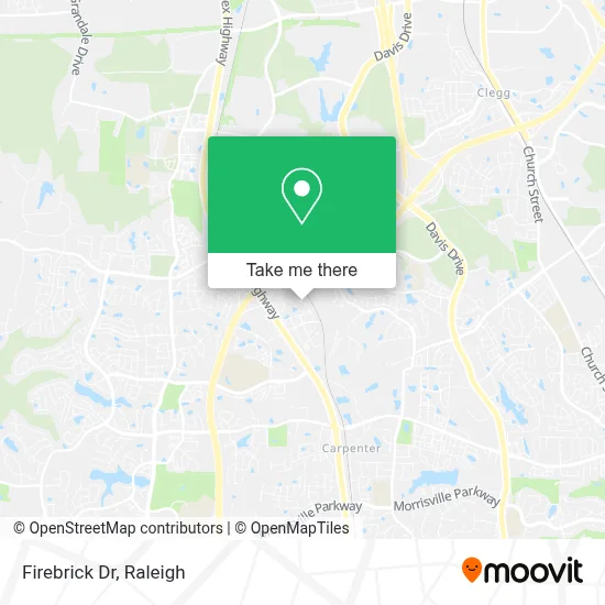 Firebrick Dr map