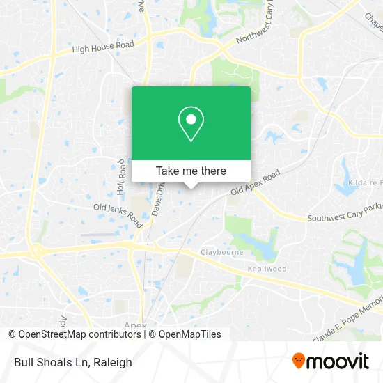 Bull Shoals Ln map