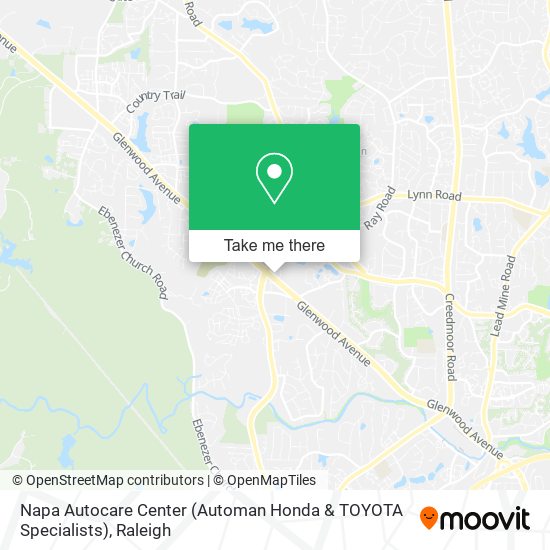 Mapa de Napa Autocare Center (Automan Honda & TOYOTA Specialists)