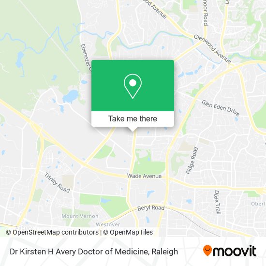 Dr Kirsten H Avery Doctor of Medicine map