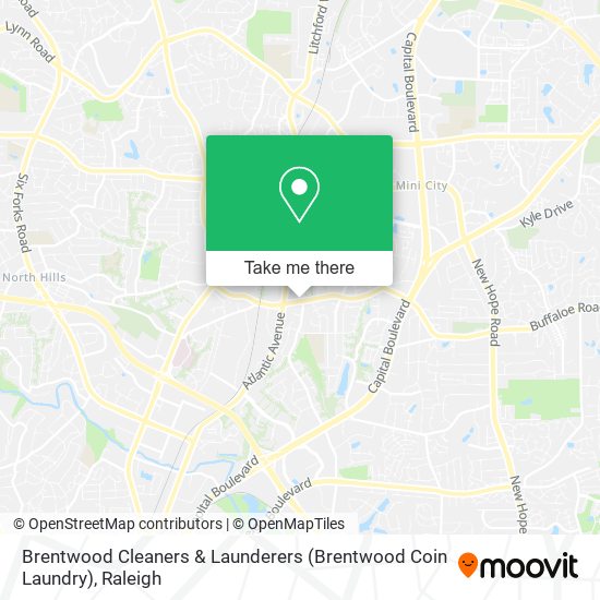 Mapa de Brentwood Cleaners & Launderers (Brentwood Coin Laundry)