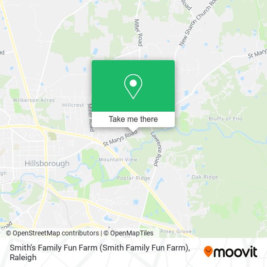 Mapa de Smith's Family Fun Farm