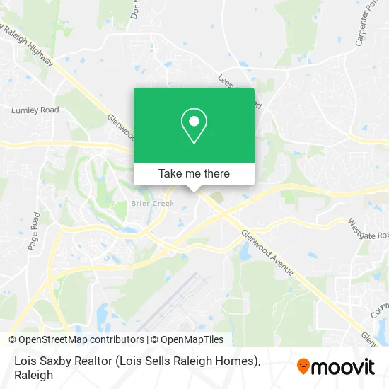 Lois Saxby Realtor (Lois Sells Raleigh Homes) map