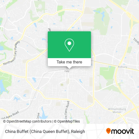 China Buffet (China Queen Buffet) map