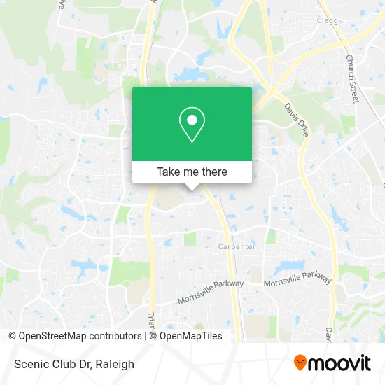 Scenic Club Dr map