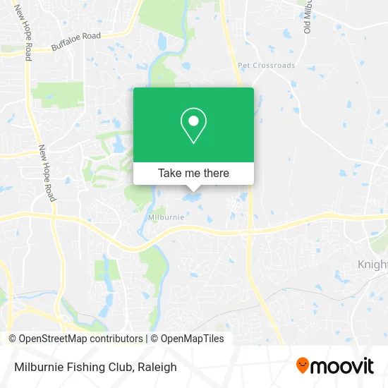 Milburnie Fishing Club map