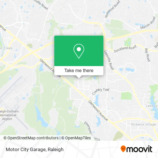 Motor City Garage map