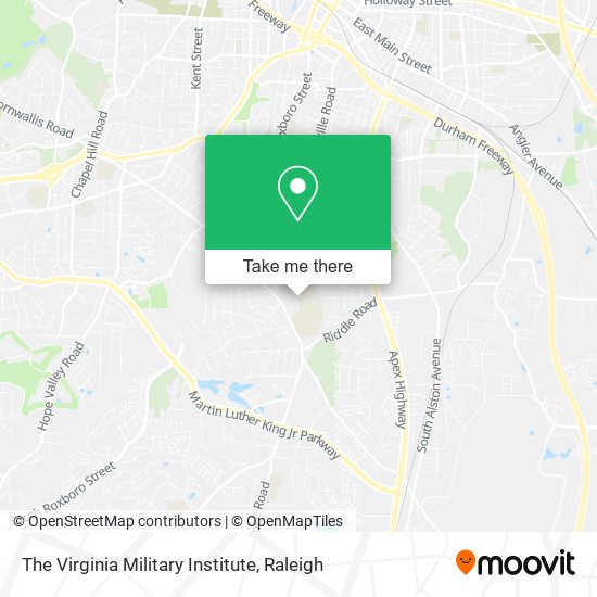Mapa de The Virginia Military Institute