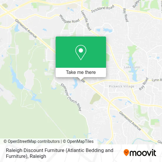 Raleigh Discount Furniture (Atlantic Bedding and Furniture) map