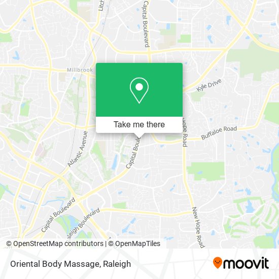 Oriental Body Massage map