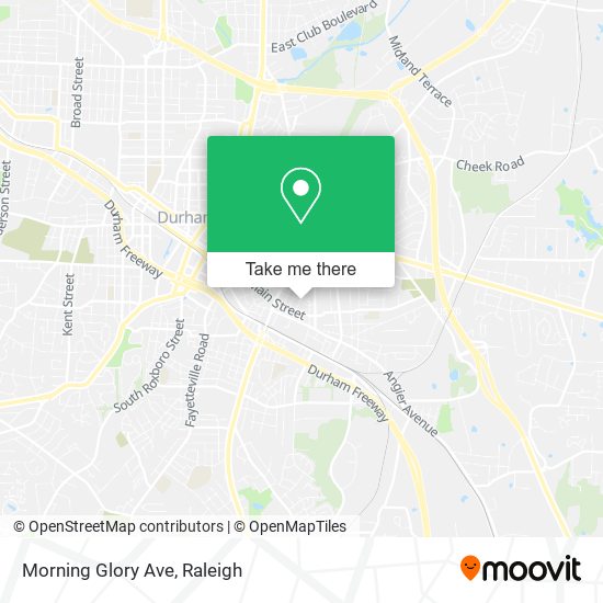 Mapa de Morning Glory Ave