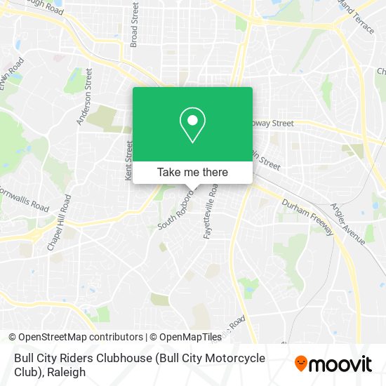 Bull City Riders Clubhouse (Bull City Motorcycle Club) map