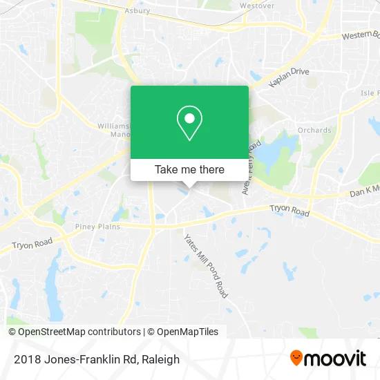 2018 Jones-Franklin Rd map