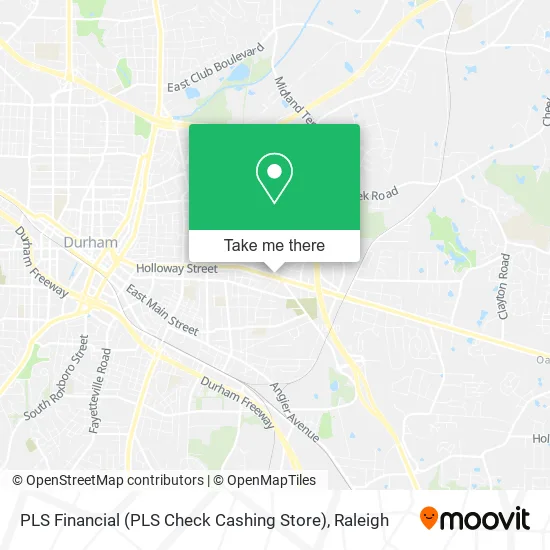 Mapa de PLS Financial (PLS Check Cashing Store)