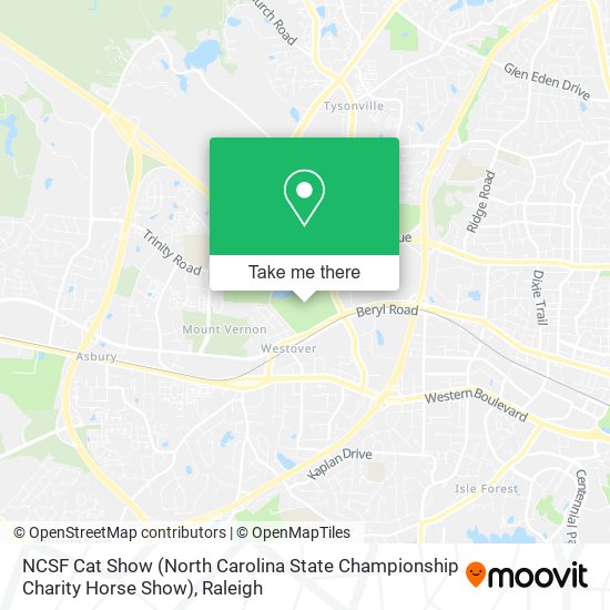 Mapa de NCSF Cat Show (North Carolina State Championship Charity Horse Show)