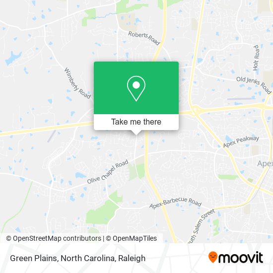 Mapa de Green Plains, North Carolina