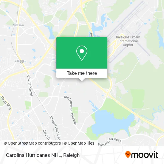 Mapa de Carolina Hurricanes NHL