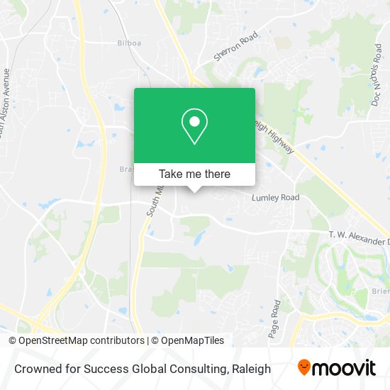 Crowned for Success Global Consulting map