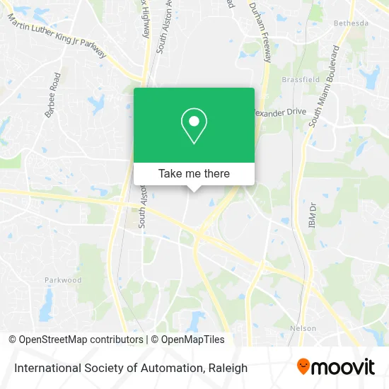 International Society of Automation map