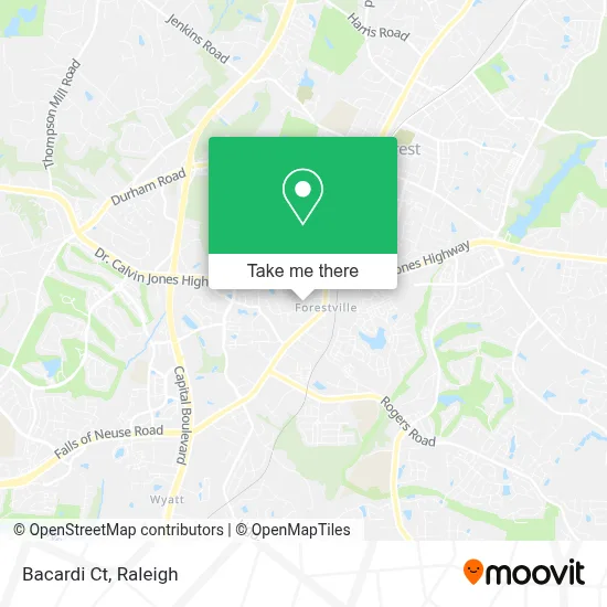 Bacardi Ct map