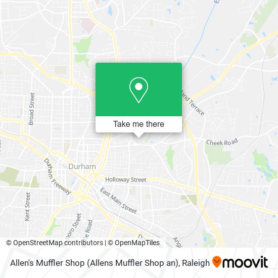 Allen's Muffler Shop (Allens Muffler Shop an) map