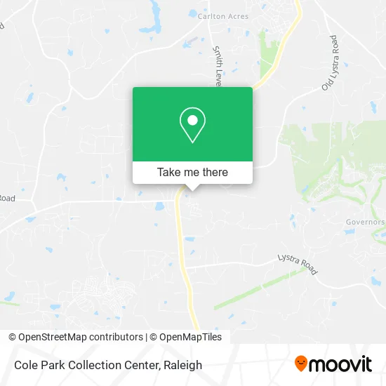 Cole Park Collection Center map